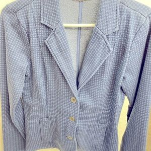 RuddHewn blazer size small.  Navy and grey.